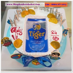 Bánh Sinh Nhật Hình Lon Bia Chai Rượu - LK26